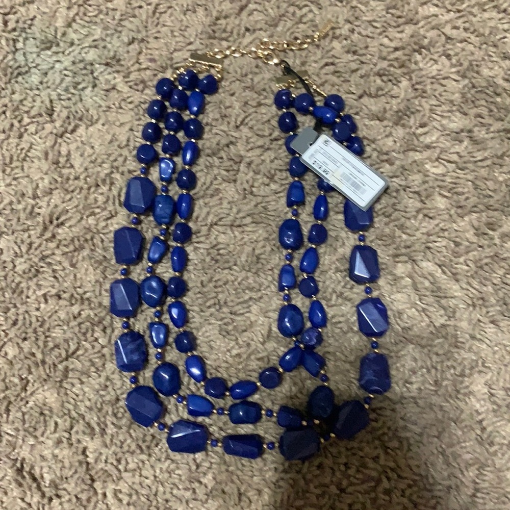 Blue necklace